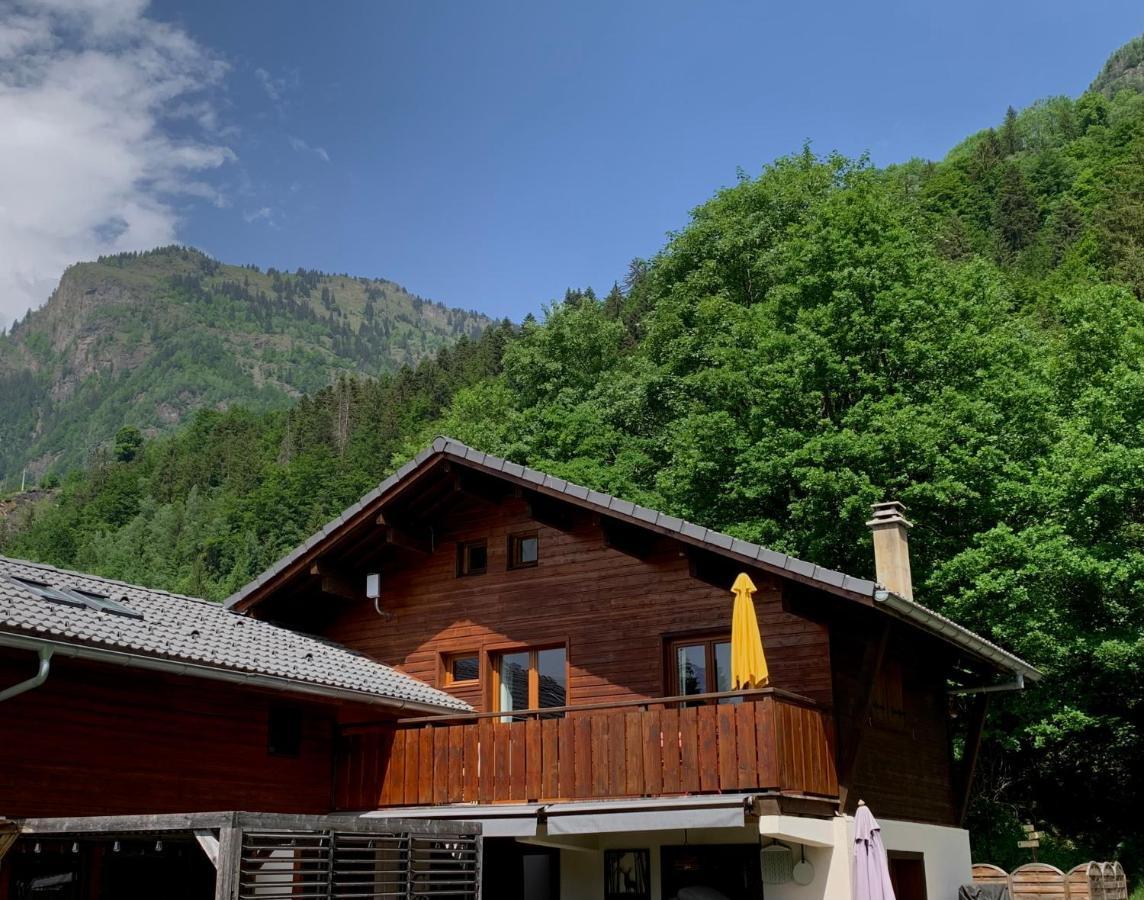 Appartement Avec Jacuzzi Dans Chalet Prive, Grande Terrasse, Parking Gratuit Les Houches Eksteriør bilde